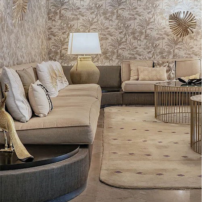 zona de descanso en el lobby de vincci albayzin