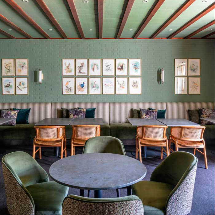 Sala verde Santa Clara parador Mazagon