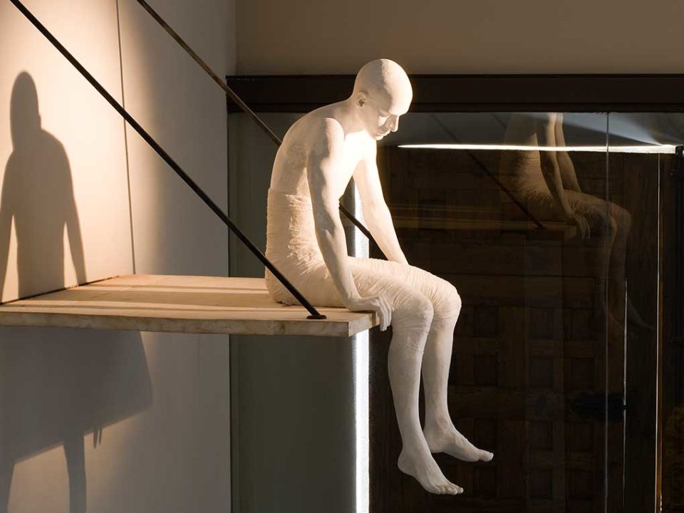 Escultura lobby parador de La Granja